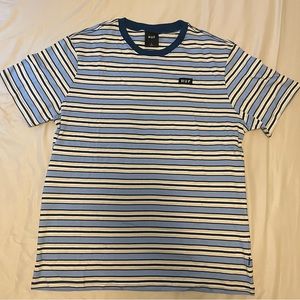 HUF Striped Short Sleeve Tee L